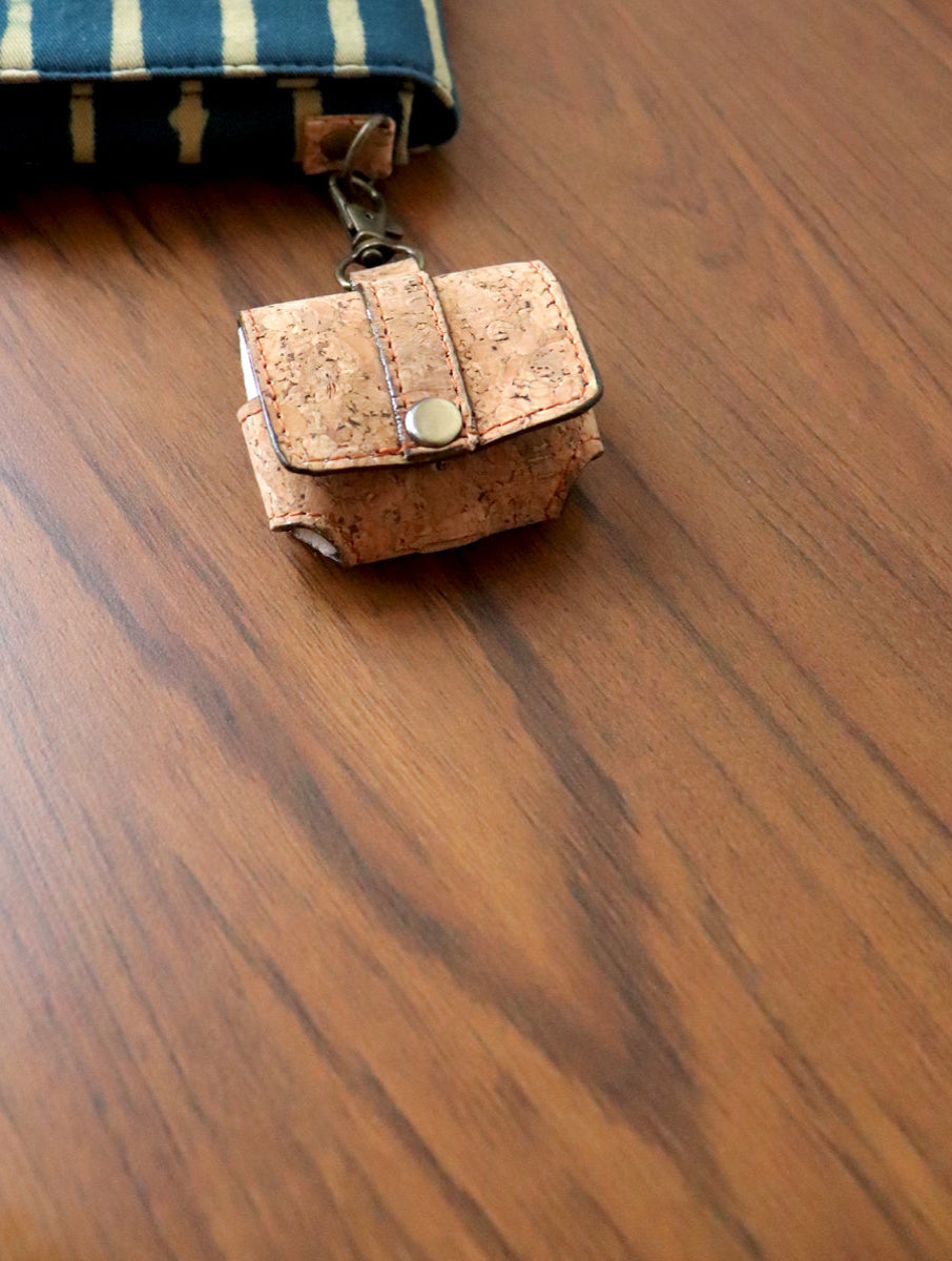Natural Vegan Leather Cork Air Pods Pro(2nd generation) Case