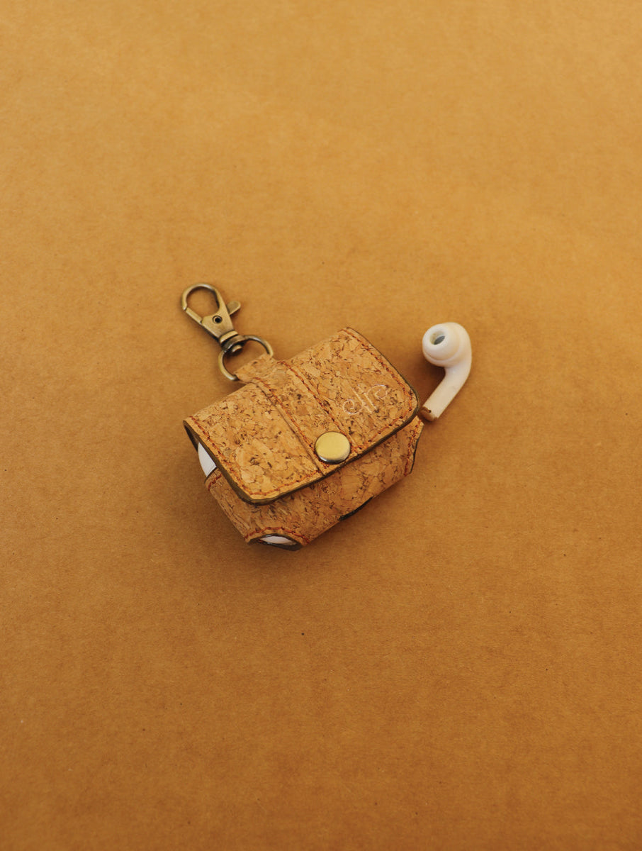 Natural Vegan Leather Cork Air Pods Pro(2nd generation) Case